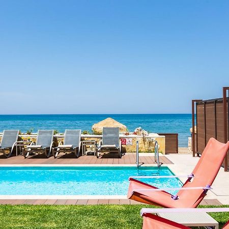 Espera Luxury Beach Front Residence With Pool & Bbq, By Thinkvilla Réthimno Kültér fotó