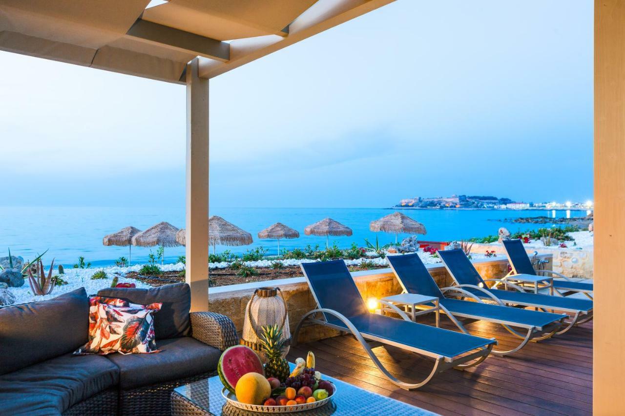Espera Luxury Beach Front Residence With Pool & Bbq, By Thinkvilla Réthimno Kültér fotó