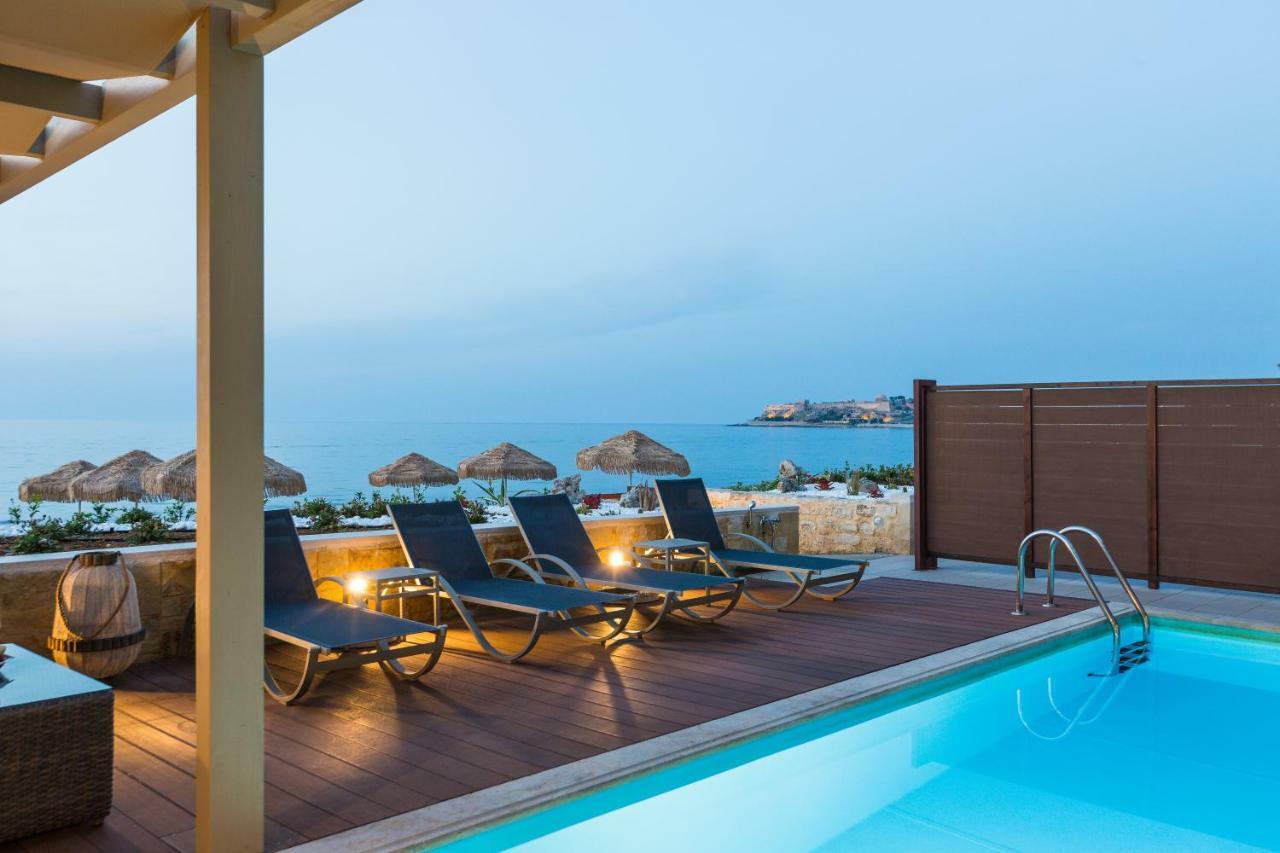 Espera Luxury Beach Front Residence With Pool & Bbq, By Thinkvilla Réthimno Kültér fotó