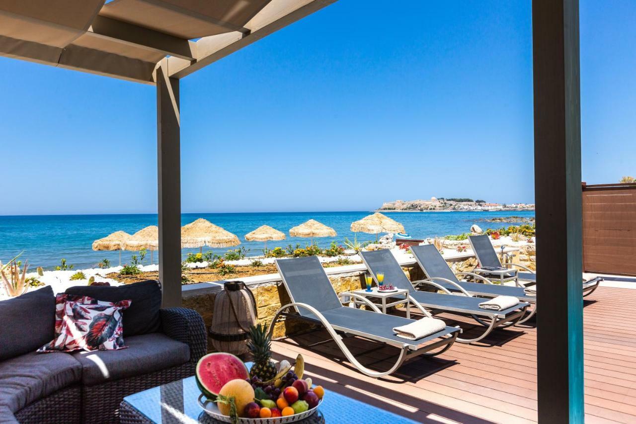 Espera Luxury Beach Front Residence With Pool & Bbq, By Thinkvilla Réthimno Kültér fotó
