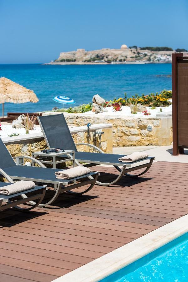 Espera Luxury Beach Front Residence With Pool & Bbq, By Thinkvilla Réthimno Kültér fotó