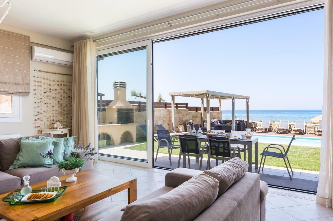 Espera Luxury Beach Front Residence With Pool & Bbq, By Thinkvilla Réthimno Kültér fotó