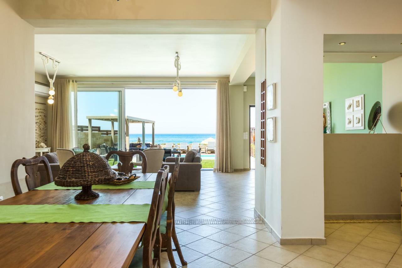 Espera Luxury Beach Front Residence With Pool & Bbq, By Thinkvilla Réthimno Kültér fotó
