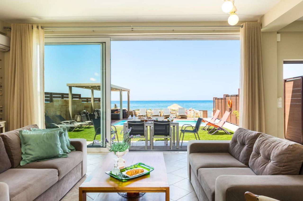 Espera Luxury Beach Front Residence With Pool & Bbq, By Thinkvilla Réthimno Kültér fotó